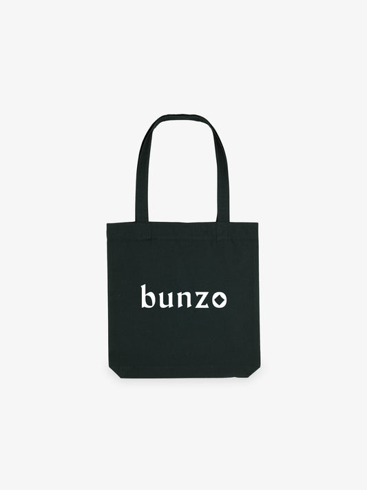 bunzo's klasiko black tote bag